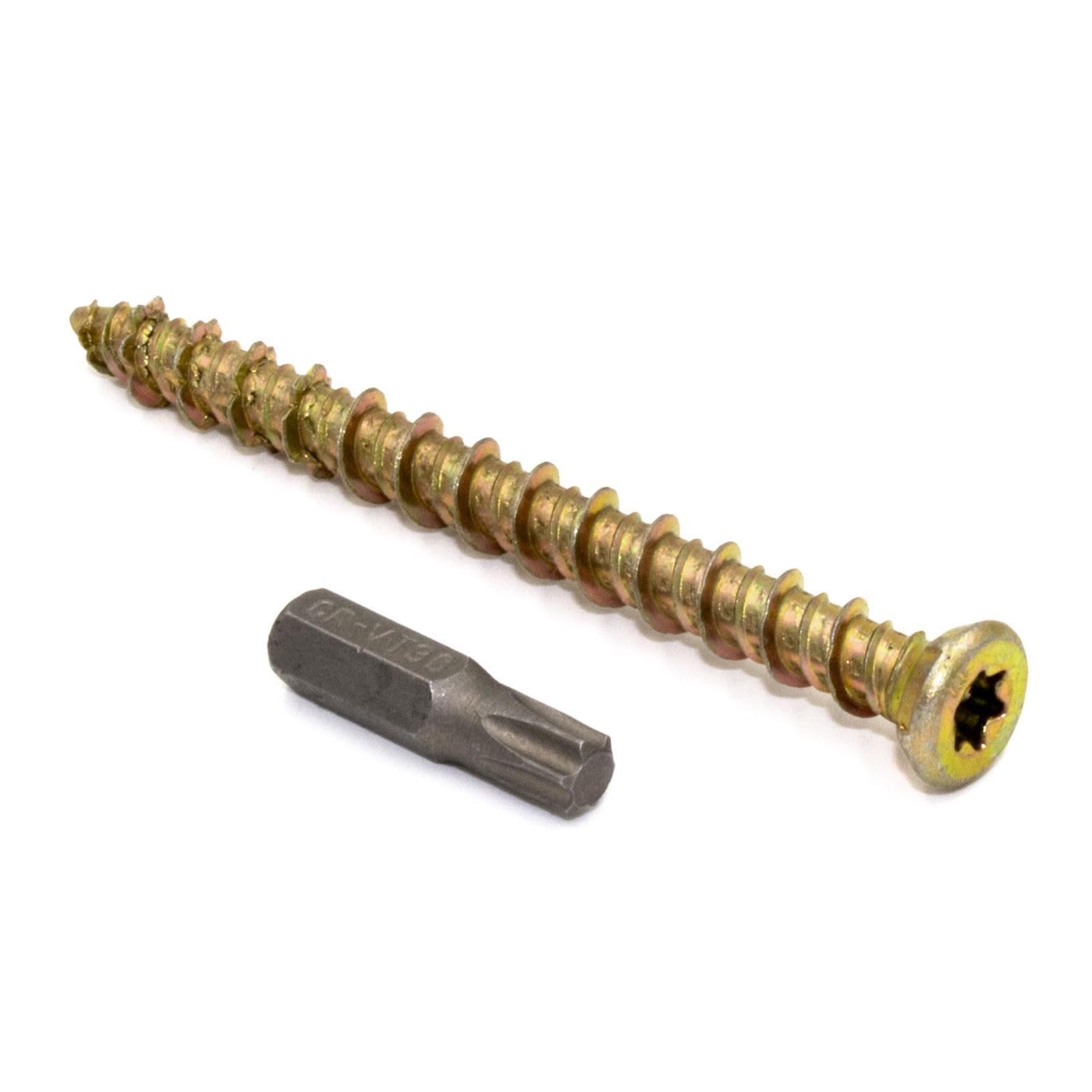 Rapierstar StarFix FFT 7.5mm Countersunk Masonry Screw (100 Pack) - 82mm