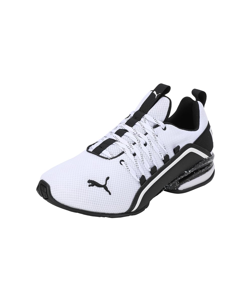Puma Mens Axelion Cyber City White-Black Running Shoe - 8 UK (31032101) (B0D6VNRF1J) Amazon Price History, Amazon Price Tracker