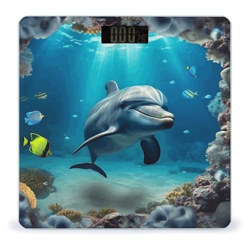 Báscula Digital de Baño Underwater World Dolphin miniatura 1