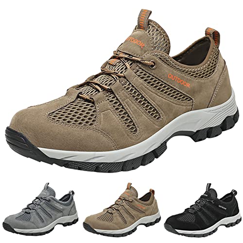Waterproof Hiking Boots For Men Outdoor Lightweight Trekking Trails Shoes Backpacking Mountaineering Boots2
