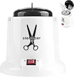 Estufa Esterilizadora, Esterilizador de Alicate de Manicure, Eutoclave para Manicure, Esterilizador Elétrico com para Esterilização de Alicates, Pinças, Tesoura de Cabeleireiro Branca