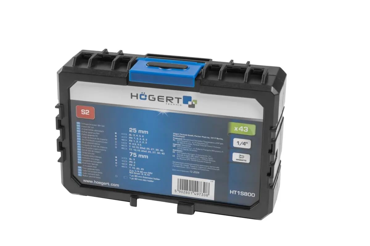 Högert Technik Hogert Technik Ht1s800 Screwdriver Bit Set