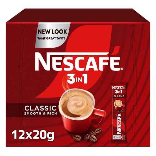 Nescafe 3-in-1 Classic Smooth and Rich Coffee (20g Pack of 12)