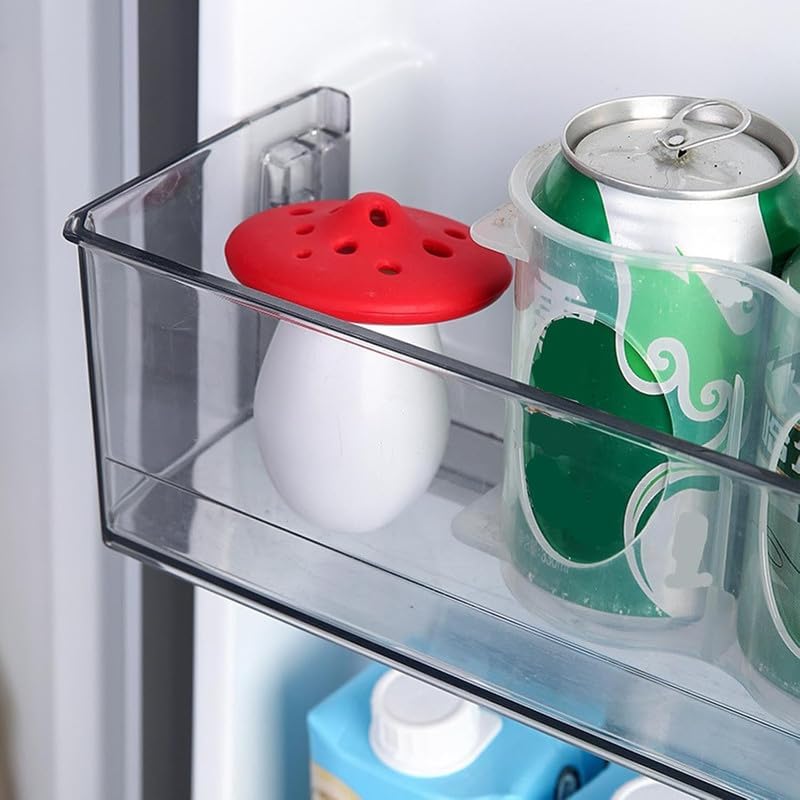 Kshavi Fridge Odor Remover Gel Fridge & Refrigerator Deodorizer Remover Made of Natural Seaweed for Deodorization Baking Soda Holder Container (No Soda) (1Pcs) 2