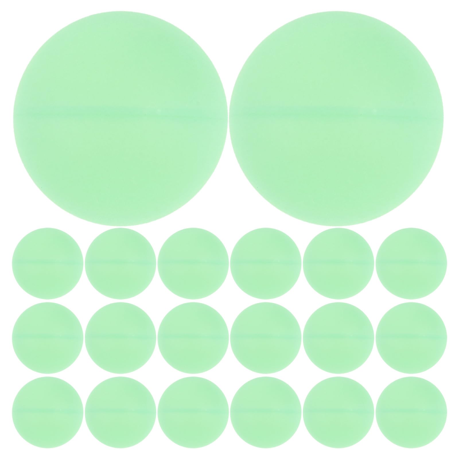 YARNOW 50pcs Luminous Table Tennis Balls - 40mm/1.6" Glow in the Dark Pingpong Balls for Outdoor Camping Sports Practice - Night Playing Party Favor Game Supplies
