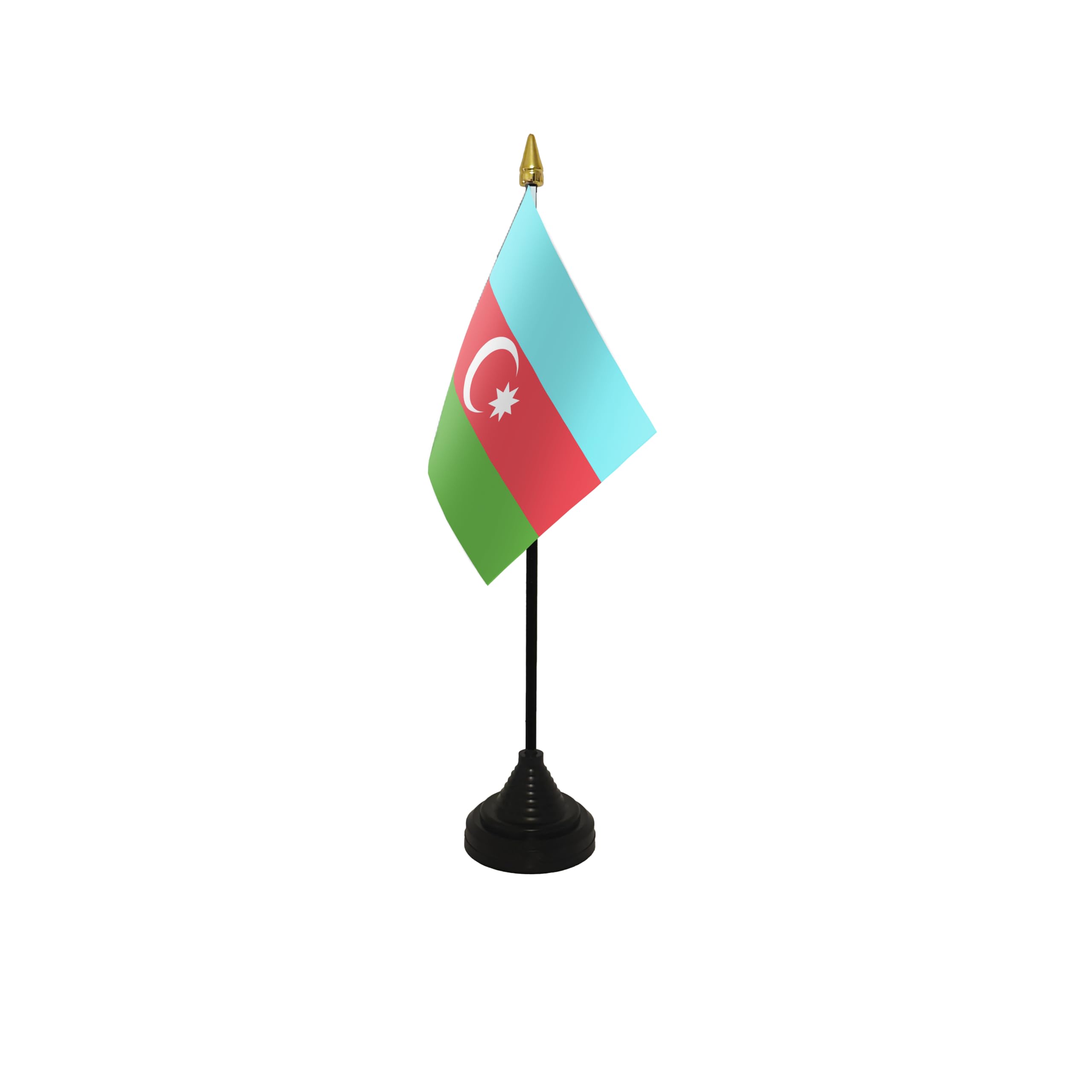 Flagtex Azerbaijan Small Table Flag With Black Base