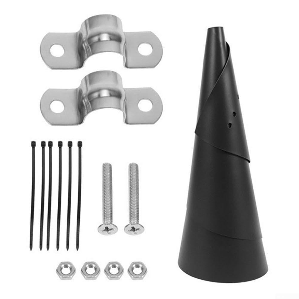 Squirrel Proof Bird Feeder Baffle Wrap For Pole Mounting Designed To Block Squirrel Climbing Without Tools(16 inch)
