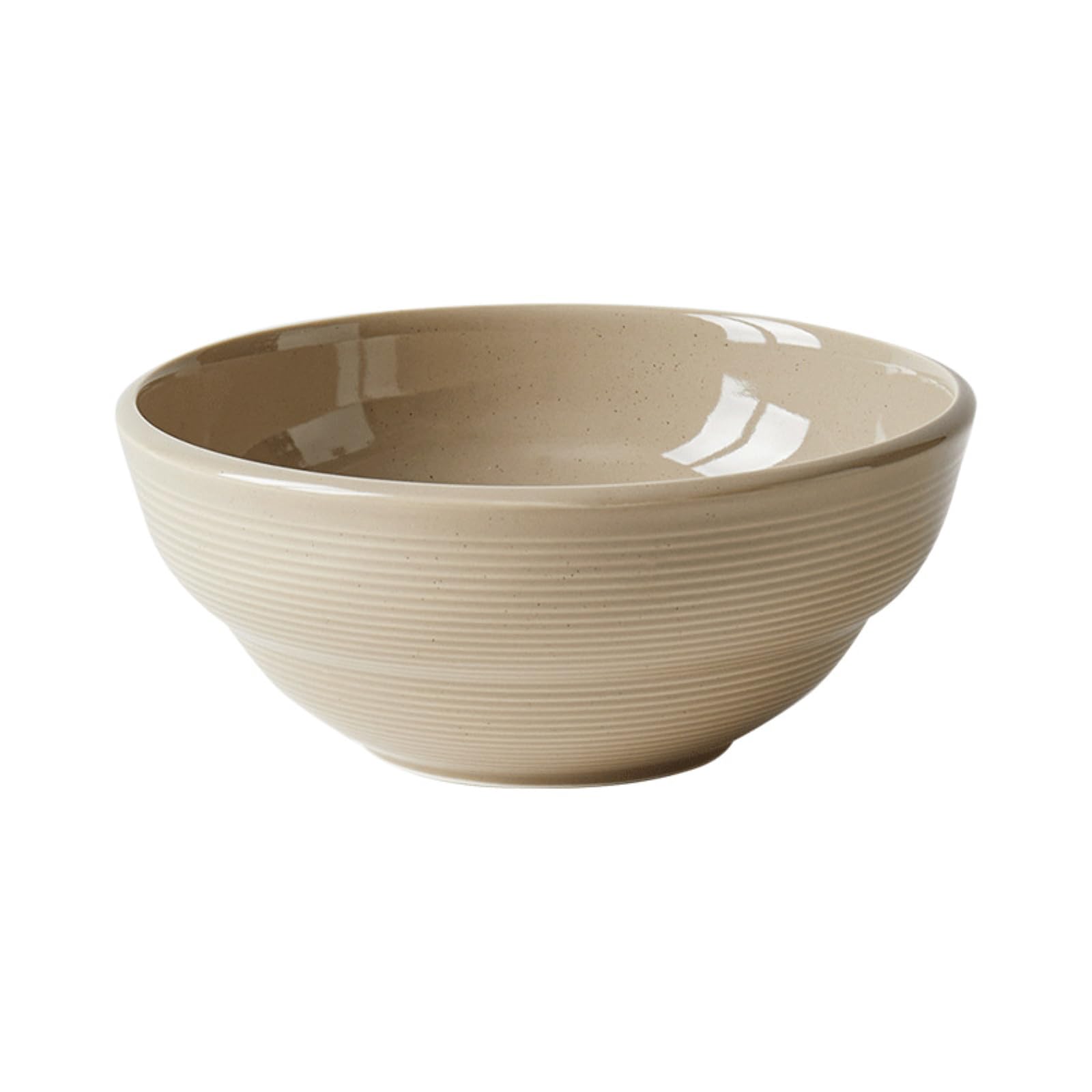 Ceramiczna retro tekstura miska do zupy japońska restauracja tonalna -20 cm miska do zupy - herbata brązowa