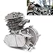 80cc 2-Stroke Bicycle Engine Motor Single Cylinder Engine Motor for Motorized Bicycle Cycle Bike, 2 Stroke 80cc Bike Bicycle Engine Motorized Petrol Gas Motor for Bicycles, Pocket Cars
