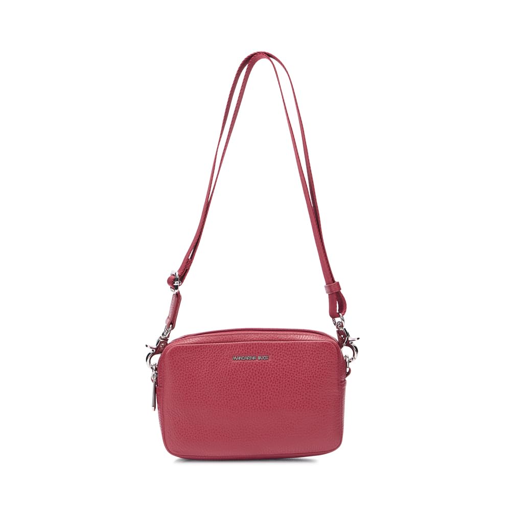 MANDARINA DUCK Mellow Leather Crossbody Camera Bag Grape