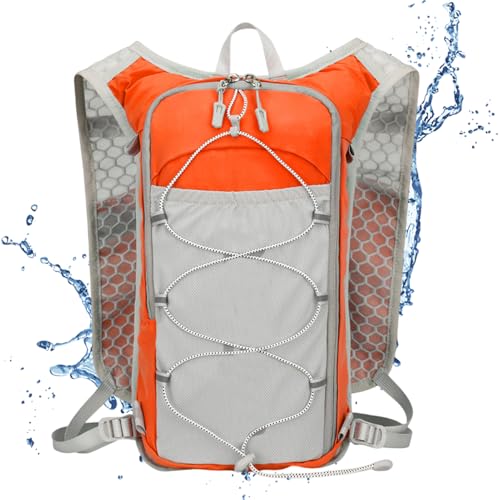 Sac à dos d'hydratation course à pied homme avec gilet eau jogging