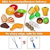 51kxclyzuml - Interactive Kids BBQ Grill Playset with Smoke, Sound & Light Effects - Perfect Toy for Boys & Girls Ages 2-6 | Ideal Birthday & Easter Gift - Kids play food grill