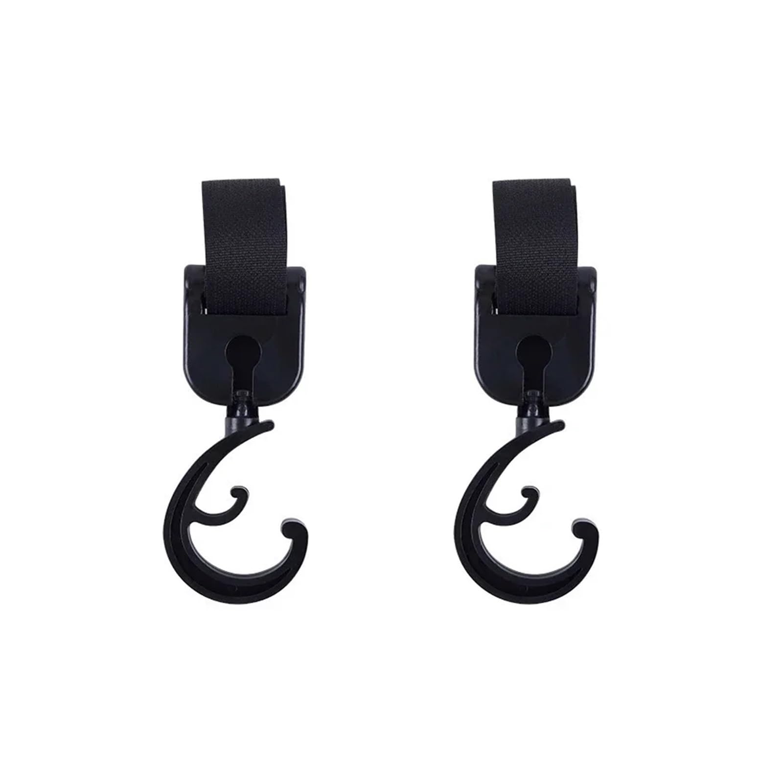 KXFVYNE 2Pcs Car Back Hook Multifunctional Rear Headrest Holder Adjustable Umbrella Trunk Mount Interior Accessories(for Motorcycles)
