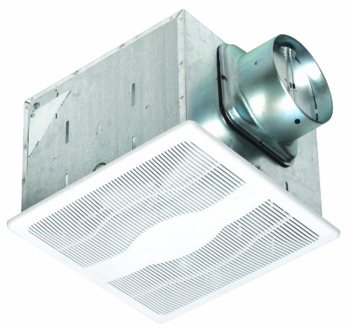 Air King E130DH Energy Star Dual Speed Humidity Sensing Exhaust Bath Fan, 130-CFM, White Finish