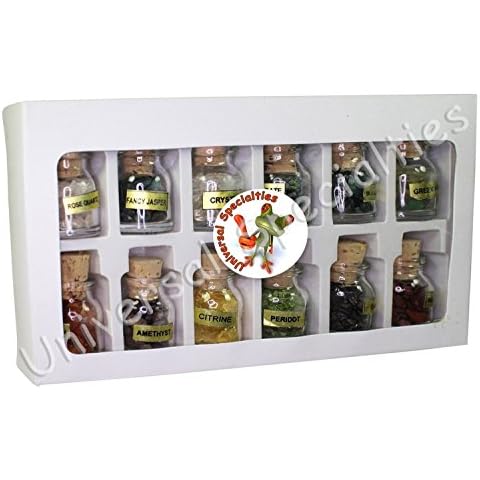 Universal Specialties Mini Gemstone Bottles - 12 Pack Cover