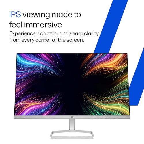 Image of HP Series 5 23.8 inch FHD Monitor with Speakers - 524sf,23.8inch(60.5cm),FHD(1920 x 1080),300 nits, Eye Ease,Anti-Glare,2.5kg, 524sf