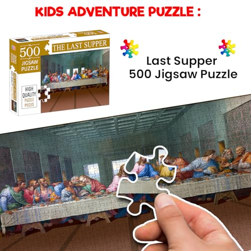 Image of The Last Super Jigsaw Puzzles 500-Piece for Kids and Childrens - Educational, Gifts, Fun and Creative Game - Ages 9+ (500 Pcs)