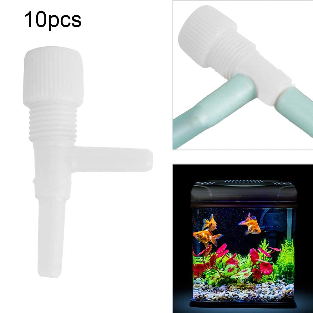 Valvole Controllo Aria Per Acquario - 10 Pezzi A Forma Di T | Regolatore Flusso Pompa Aria | Accessori Per Acquariofilia - Foto 8
