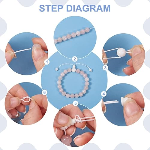 Miniatura 4 de Juego de 12 cuentas de piedra natural Buda Mala Guru de 0.394 pulgadas, 3 agujeros, piedras preciosas curativas energéticas, conos para pulseras de