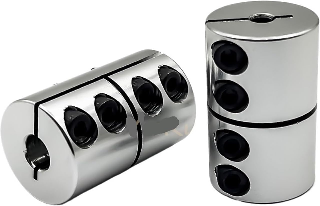 1PCS D30L40 Rigid Clamp Coupling Bore 5/6/6.35/8/9/10/11/12/12.7/14/15/16mm Aluminium Coupler(11mm to 12mm)