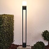 Kingwen Farolas Exterior Jardin 10W Luces Jardin Exterior LED 3000K Balizas Exterior Jardin 100CM Farolas Exterior IP65 (Negro)