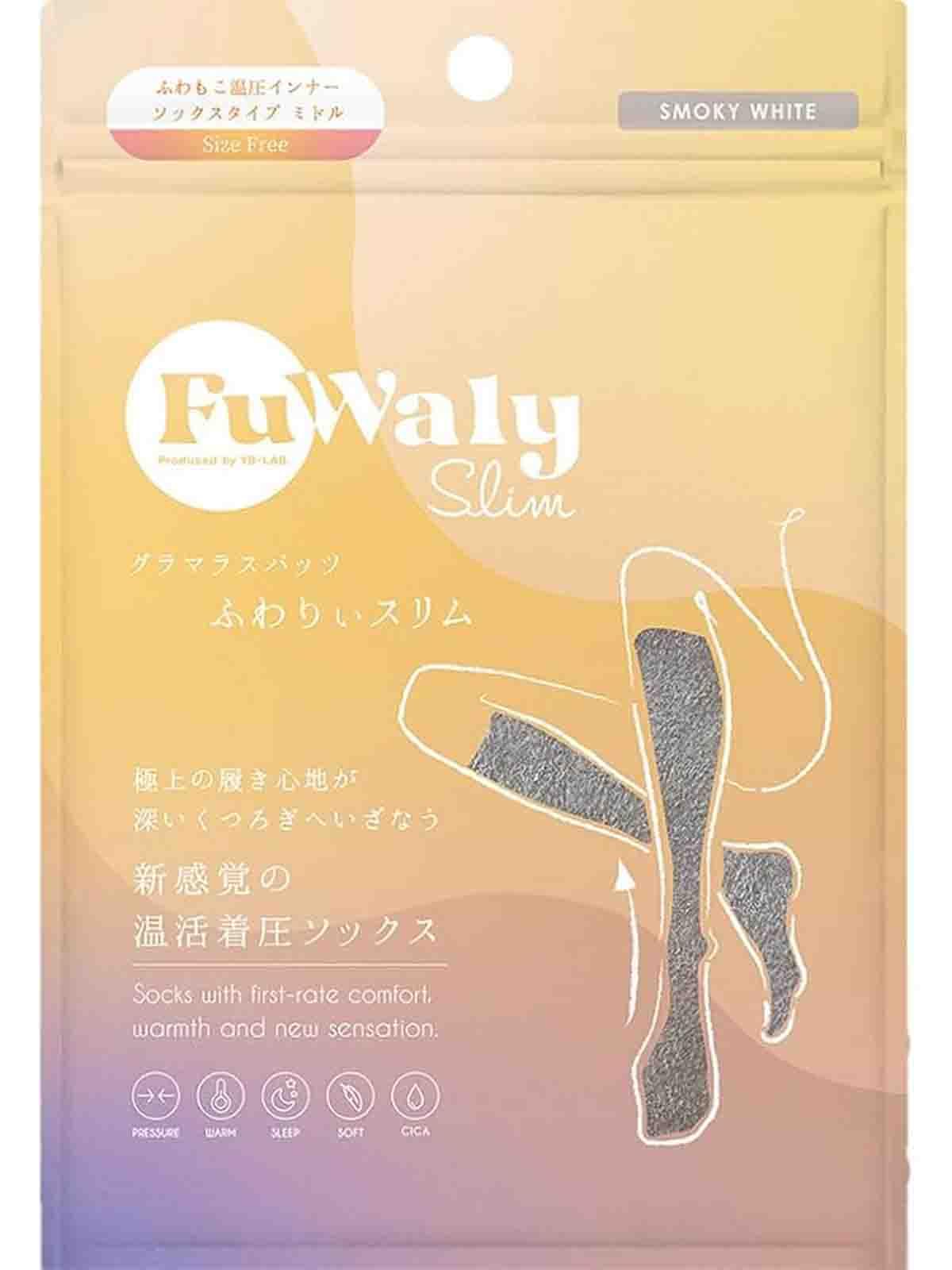 【41%OFF+ポイント50%】【実質740円】 グラマラスパッツ レディース ふわりぃスリム 保湿ソックス