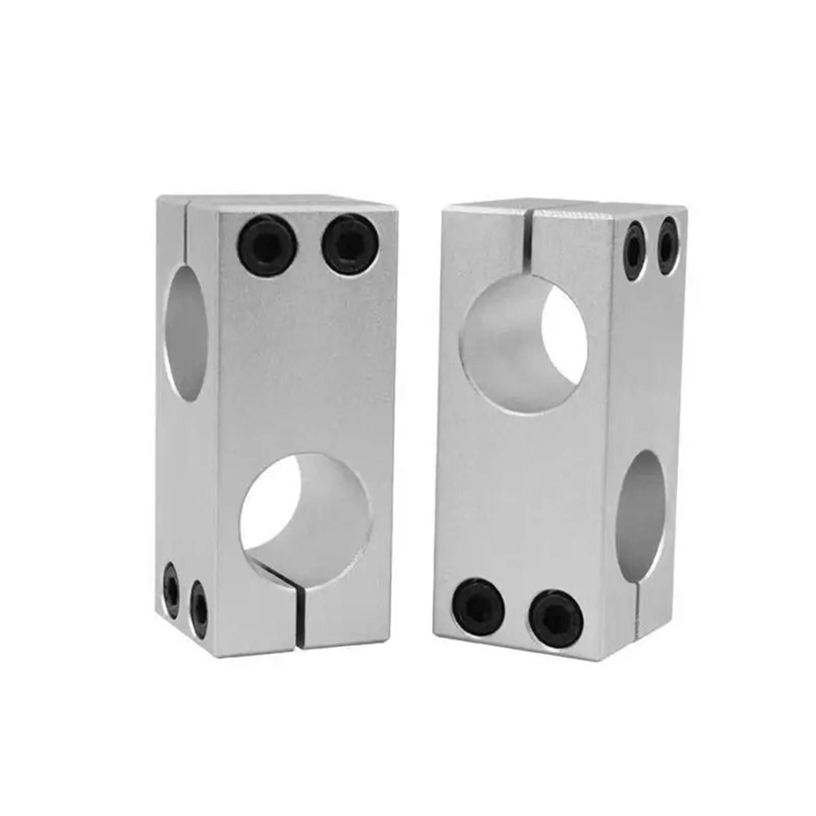 BOSPFJG Optical Shaft Cross Clamp Fixed Bracket Parallel and Vertical Connection Locking Aluminum Double Hole Same Diameter Connector(Color:16mmx16mm)