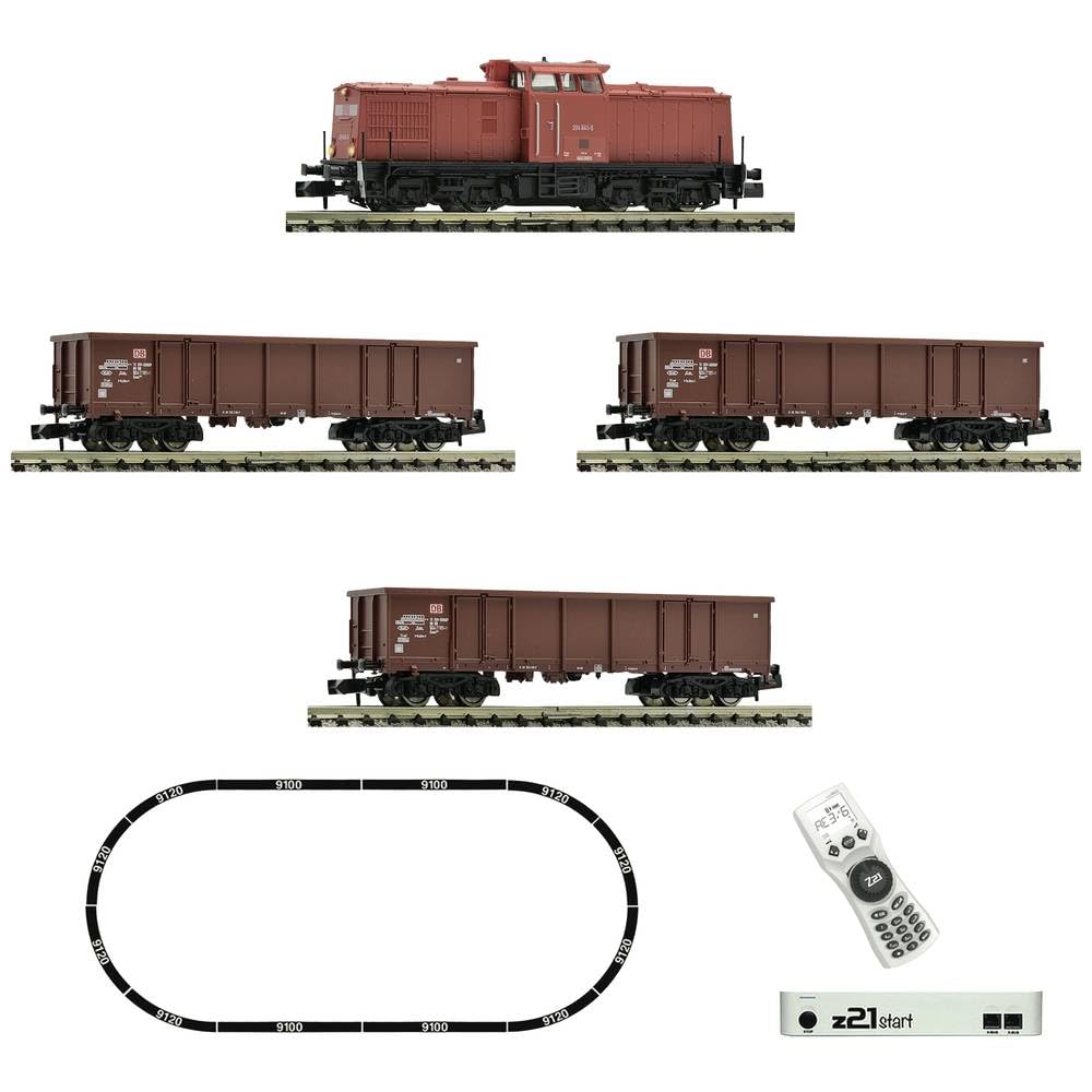 Fleischmann N z21 Start Kit numérique BR 204 train marchandises DB AG