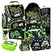 Schultasche Rucksack Player Games Play Pixel 9 Teile Set Tornister Ranzen Schulranzen Tasche Federmappe Schultüte 85 cm mit Sticker-von-Kids4shop Schulrucksack