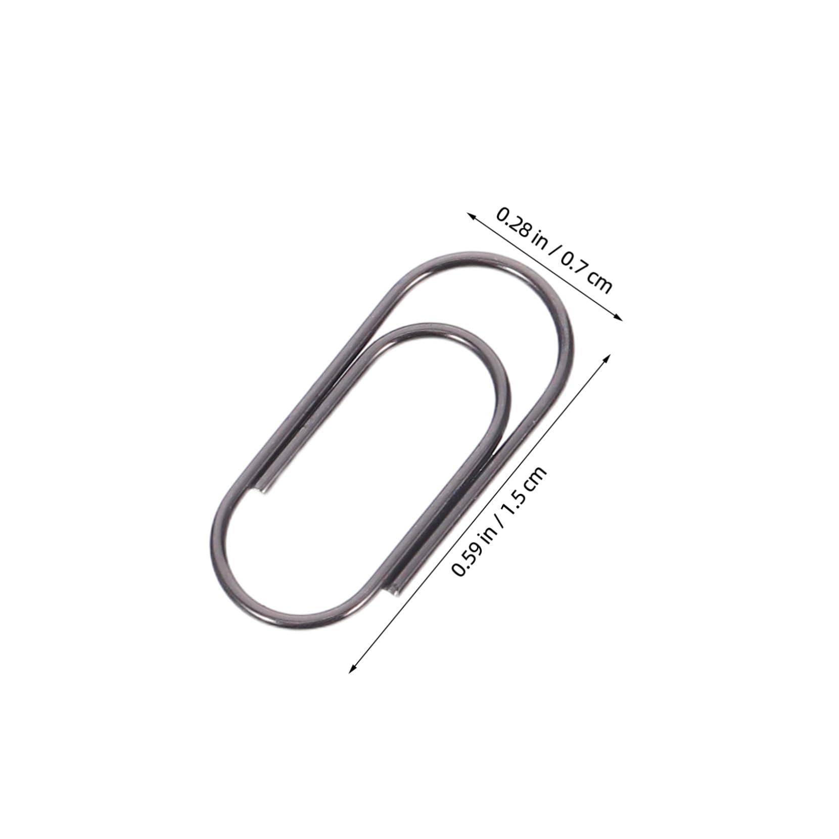 1000 Stck. Retro Mini Büroklammern Metall Kupfer Schwarznickel Vintage Stil Notizklammern für Büro Zuhause Basteln Niedliche Papierklammern für Stiftehalter und