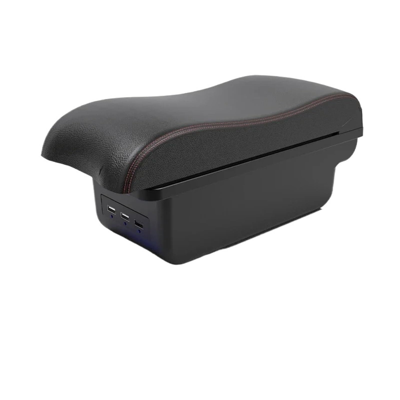 UDHQAJC For Corsa F 2019-2024 Car Center Console Interior Upgrade Armrest Double-layer USB Storage Box Accessories Elbow Support Car Centre Console Armrest Box