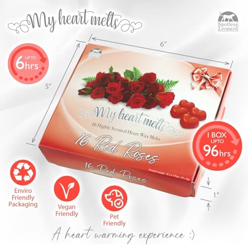 Spotless Leopard 16 x 5 g Heart Shaped Perfume Wax Melts - Image 4