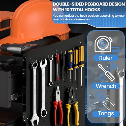 Image of Metal Storage Cabinet for Garage, Tool Cabinet, Utility Cabinet