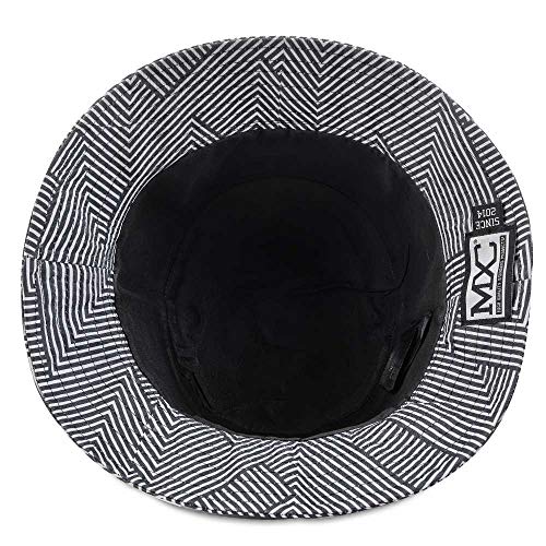 Chapéu Bucket Hat MXC BRASIL Original Lines Tamanho:Único;Cor:Preto
