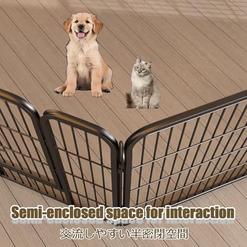 Enclos intérieur pour animaux limitant les bêtises de chiot