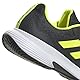 adidas Herren Gamecourt 2.0 Tennis Shoes Tennisschuhe, Carbon/Lucid Lemon/FTWR White