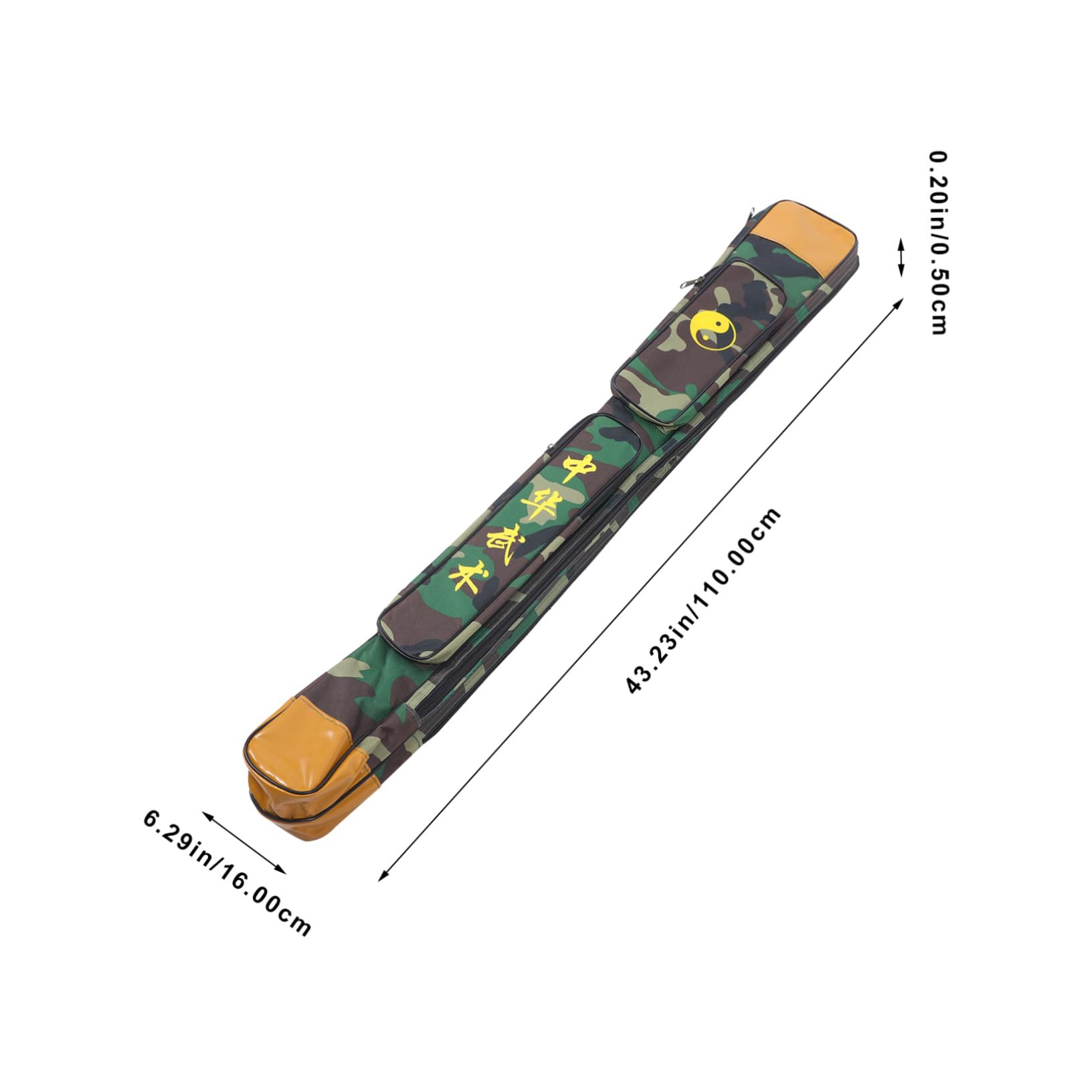 POPETPOP Portable Sword Bag Dual Sword Carrying Pouch Compact Design for and Martial Arts Gear Space Saving