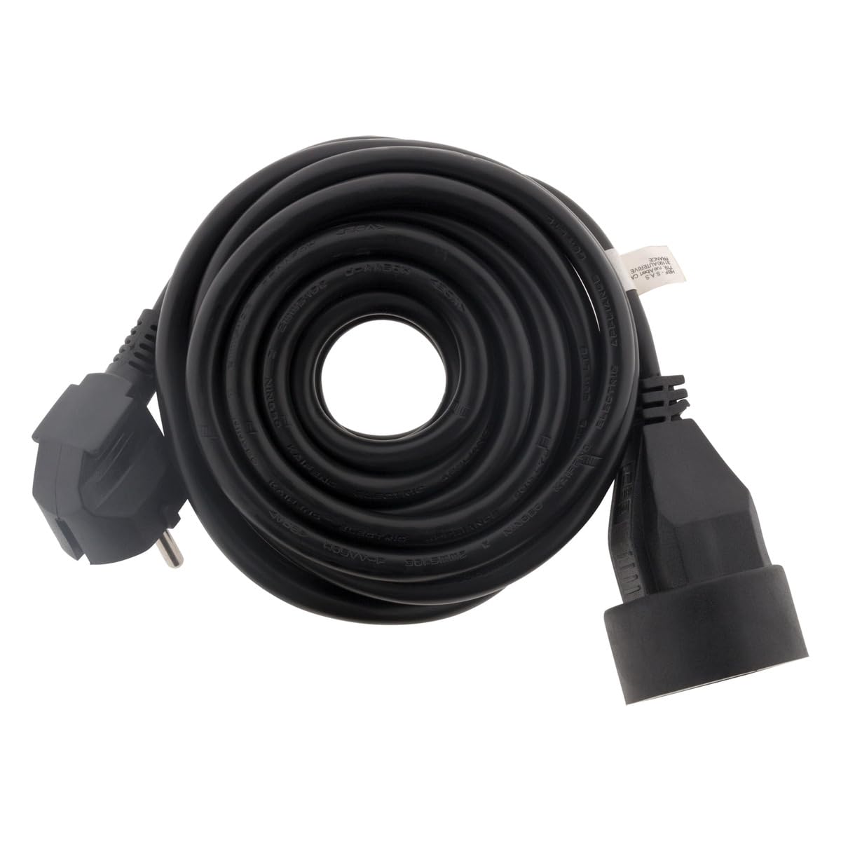 Prolongateur 16A HO5VV-F 3G1,5mm² Noir 3m