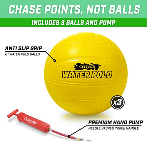 Gosports Floating Water Polo Game Set - Must Have Summer Pool Game - Includes Goal And 3 Balls #TOP1