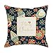 MuSheng Kissenhülle Gestreift Bedruckter Fall Weihnachtsfall Sofa Weihnachtskissen Umarmungskissen Kissen Leinenkissen Kissenbezug (D, One Size)