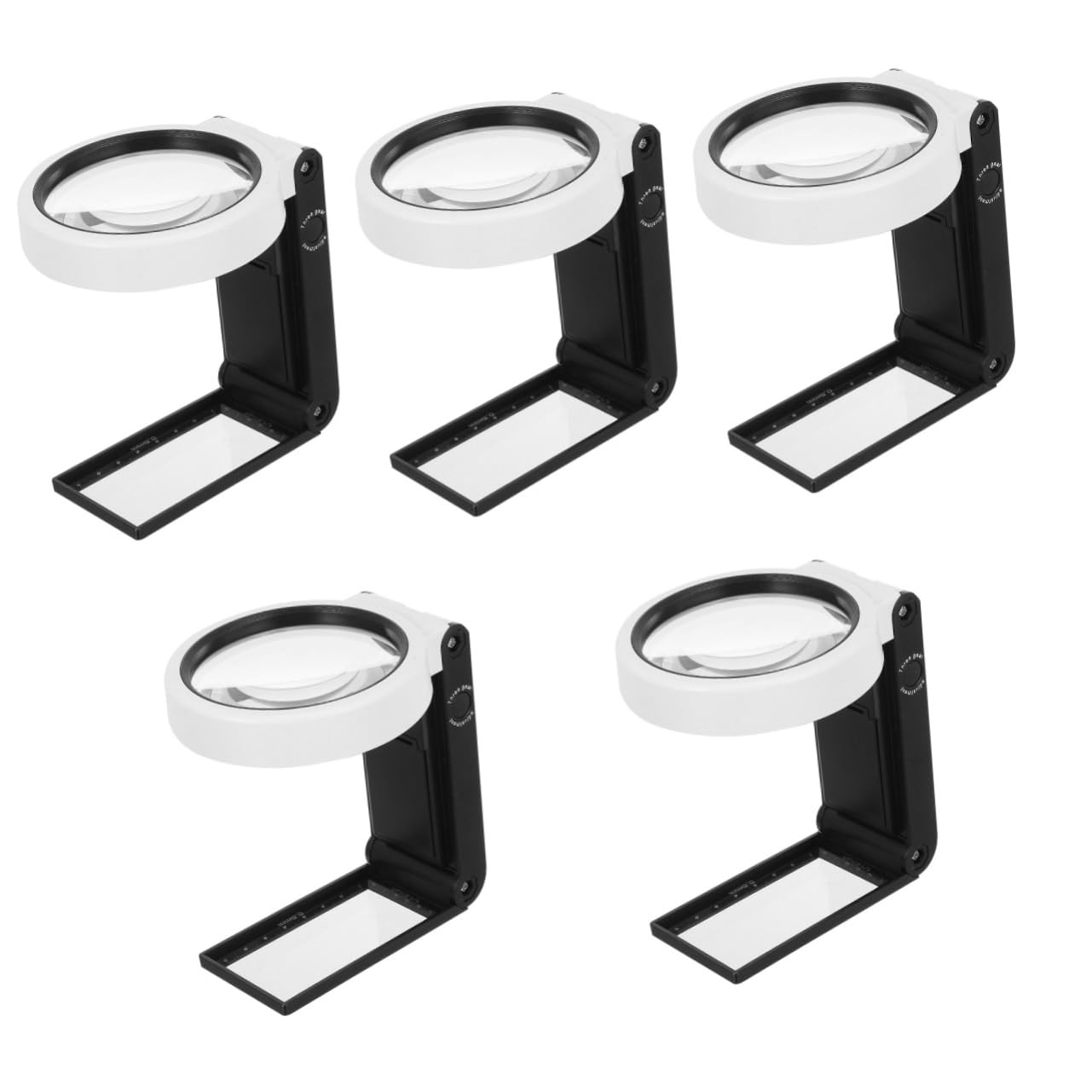 Ipetboom 5 Pz lente d'ingrandimento da tavolo lampada da scrivania artigianato UV lentine specchi ingranditori lenti di ingrandimento per lavori artigianali lente d'ingrandimento da lettura