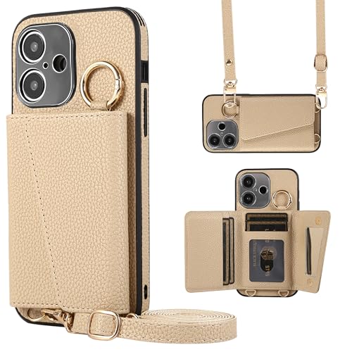 TENSIK iPhone16plus �p�� �P�[�X �蒠�^ ���|�� �A�C�t�H��16�v���X �p�� �V�����_�[ �X�}�z�P�[�X �A�C�z��16plus �p�� �J�o�[ PU���U�[ ��|�� �΂߂��� �}�O�l�b�g�� IC�J�[�h���[ ���t�� �ʐ^����|�P�b�g ���߉\��