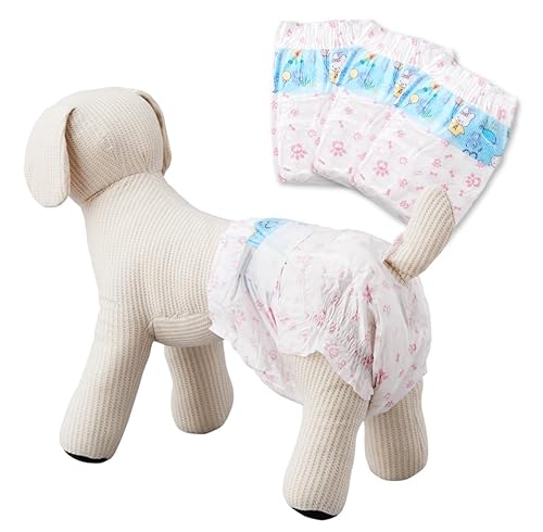 リコメン堂 犬 おむつ ペット 女の子 抗菌 消臭 XXS XS S M L XL 6サイズ 7層構造 超吸収 防臭 120枚 100枚 大容量 マナー ベルト パンツ しつけ マーキング防止 (XSサイズ)