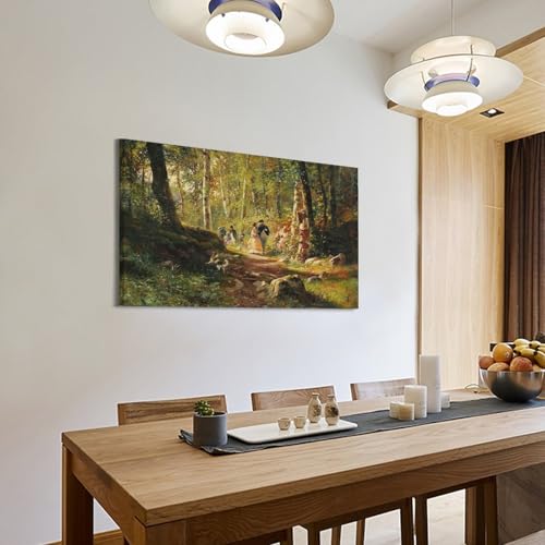 Impression sur toile Shishkin chef-d'œuvre de peintre authentique - 3