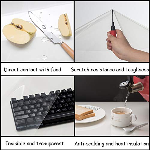 WKLVST HAIBING Tovaglie, Vetro Morbido Tovaglia