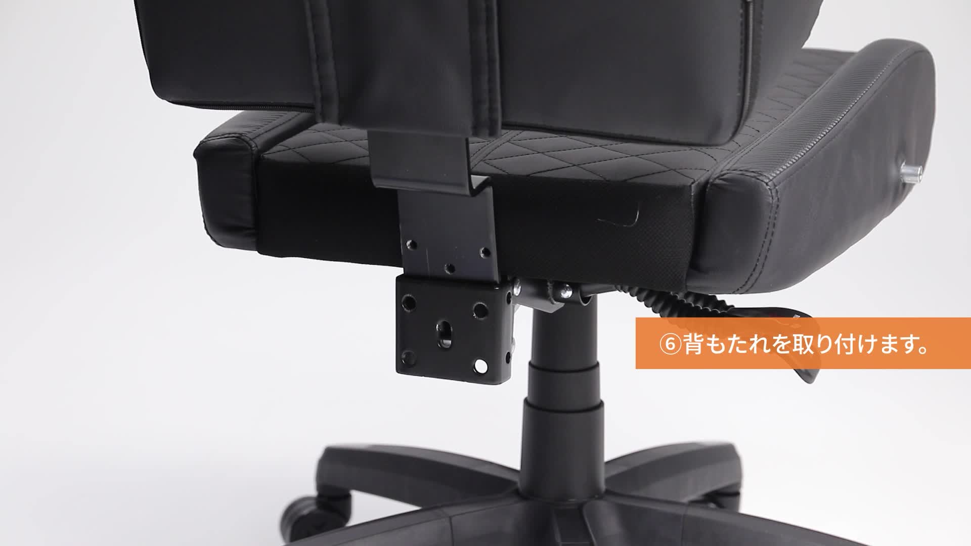 Amazon.co.jp: Gmani オフィスチェア デスクチェア オットマン付き