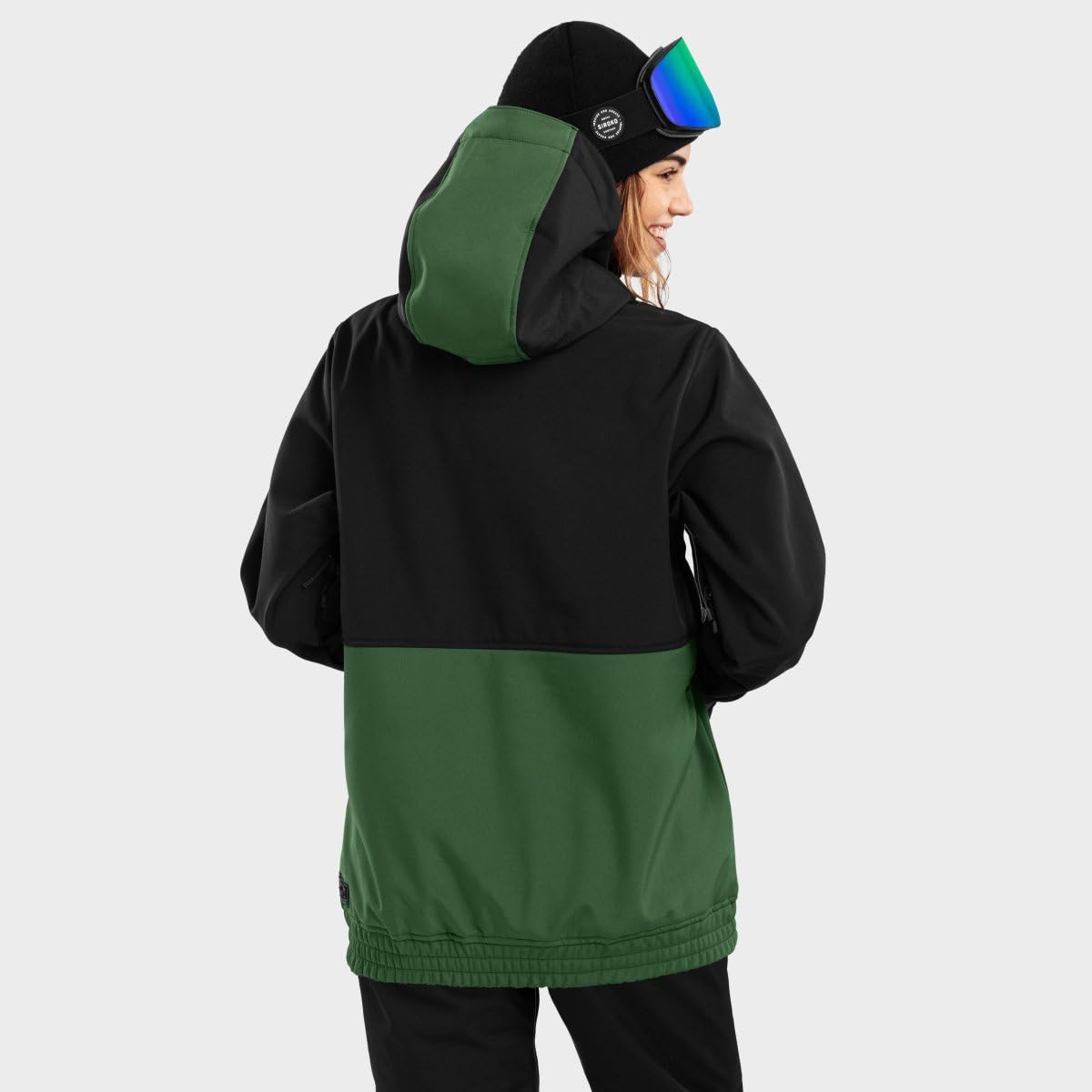 SIROKO - Giacca da Snowboard da Donna W1-W Evergreen