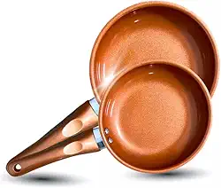 Frigideira Cerâmica Titânio Antiaderente 28cm Frita sem Óleo não Gruda Master(24cm com tampa)