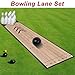 Wensdr Mini Bowling Set, Indoor & Outdoor Home Bowling Set, Bowling Alley Set with Lane, Bowling Pins & Ball Set, Full Bowling Alley Set for Family & Friends