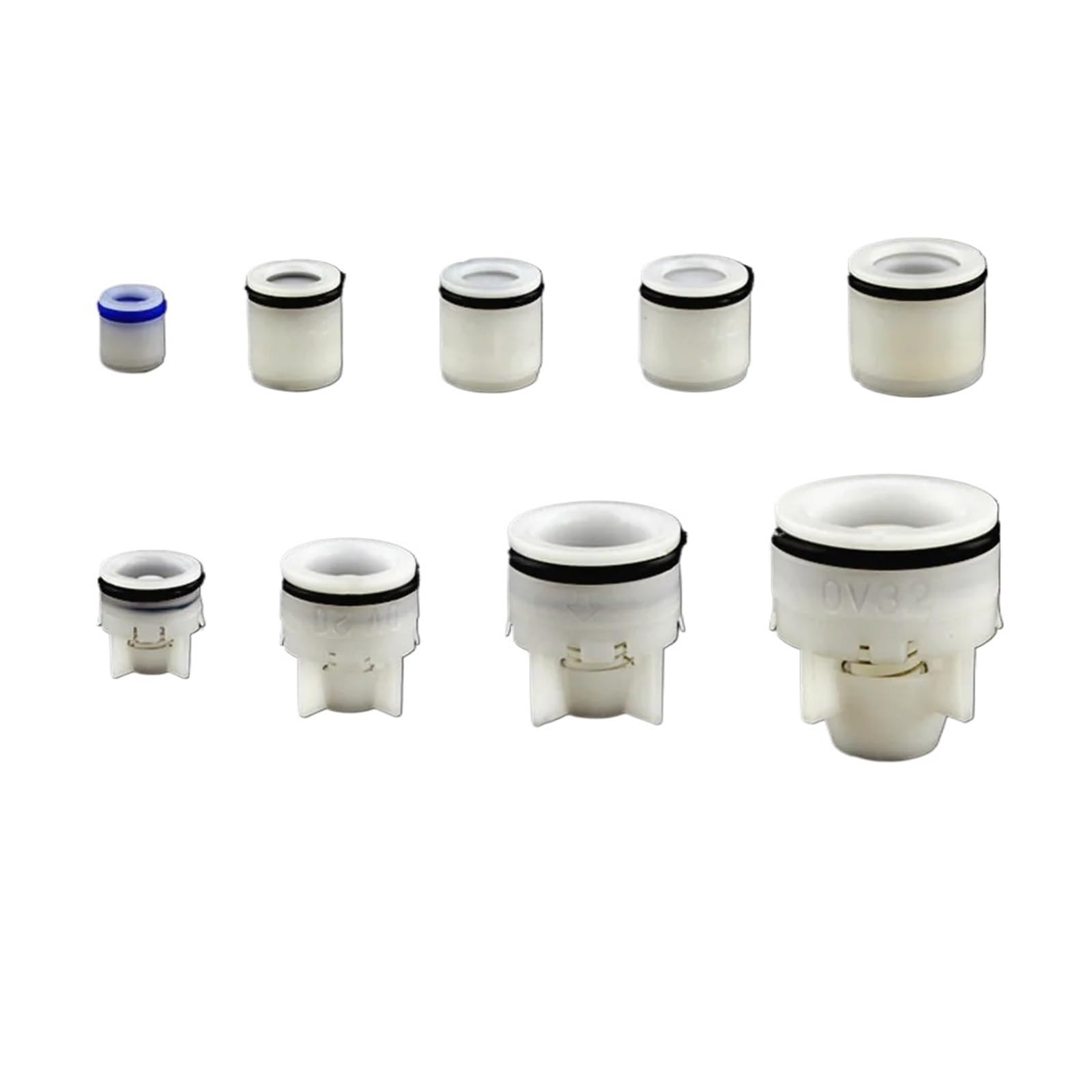 YAKUFAST 1Pcs Plug-in Plastic Non-Return Valve Spring Check for 10-32mm Aquarium Garden Irrigation Water Meter Valve Anti Drip(DN 20)